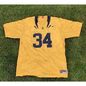 Nike Football Jersey Yellow California Golden Bears #34 Cal UC Berkeley XXL